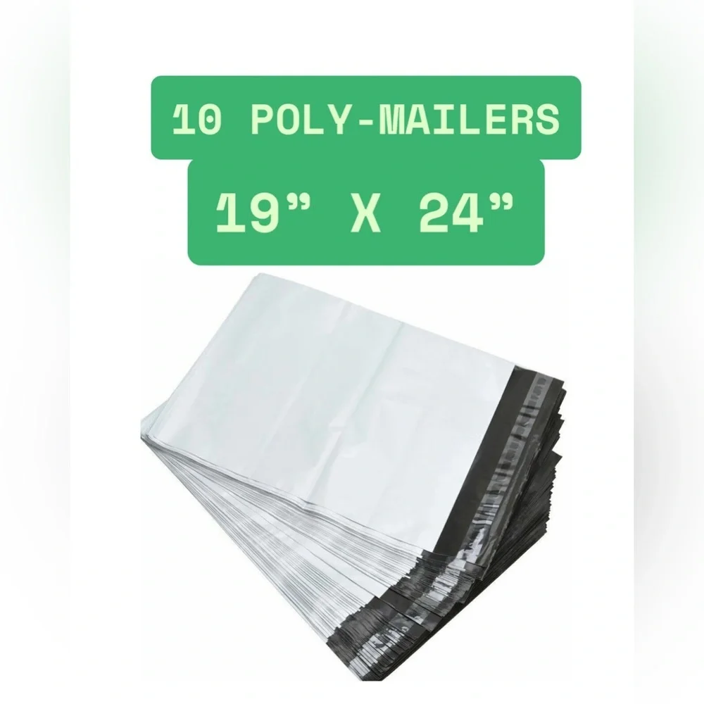 XL Kraft Eco Bubble Shipping Bags and XL Poly Bags Set of 10 each